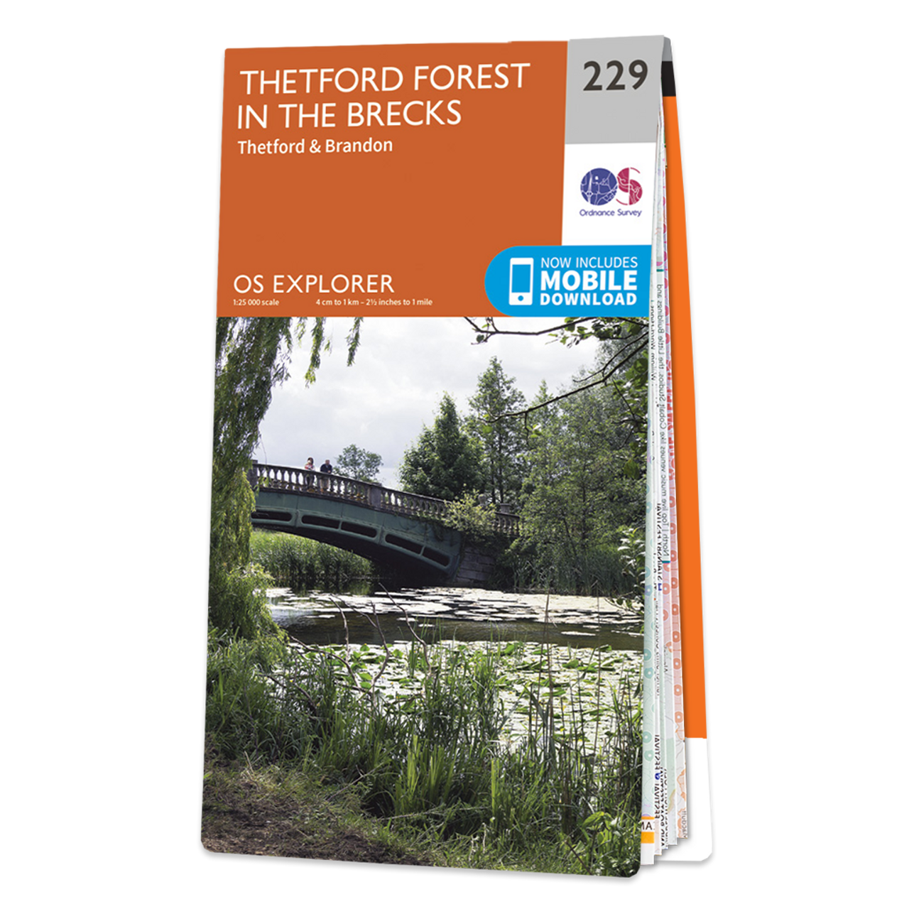 Map Of Thetford Forest In The Brecks