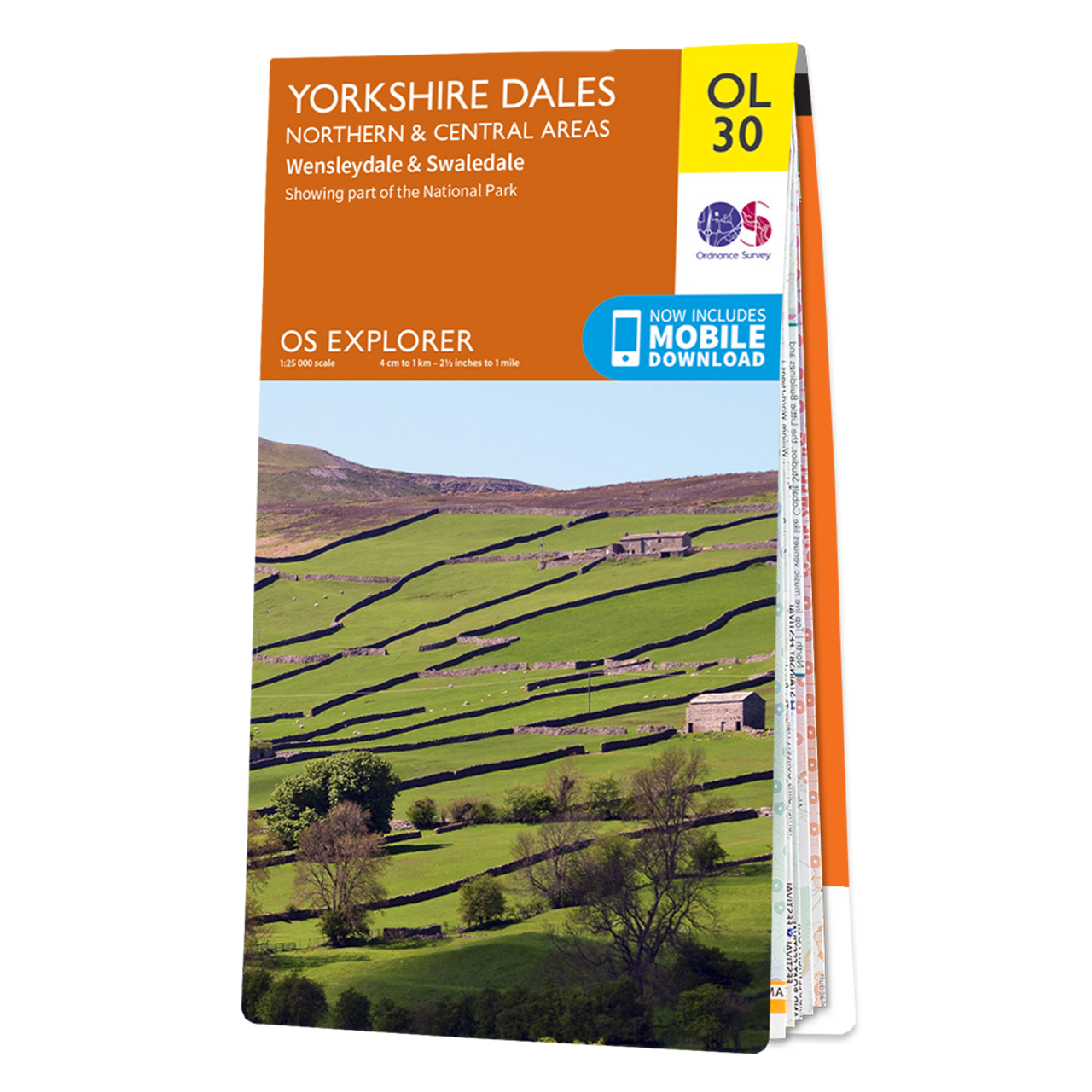Map Of Yorkshire Dales - NorthernandCentral Area