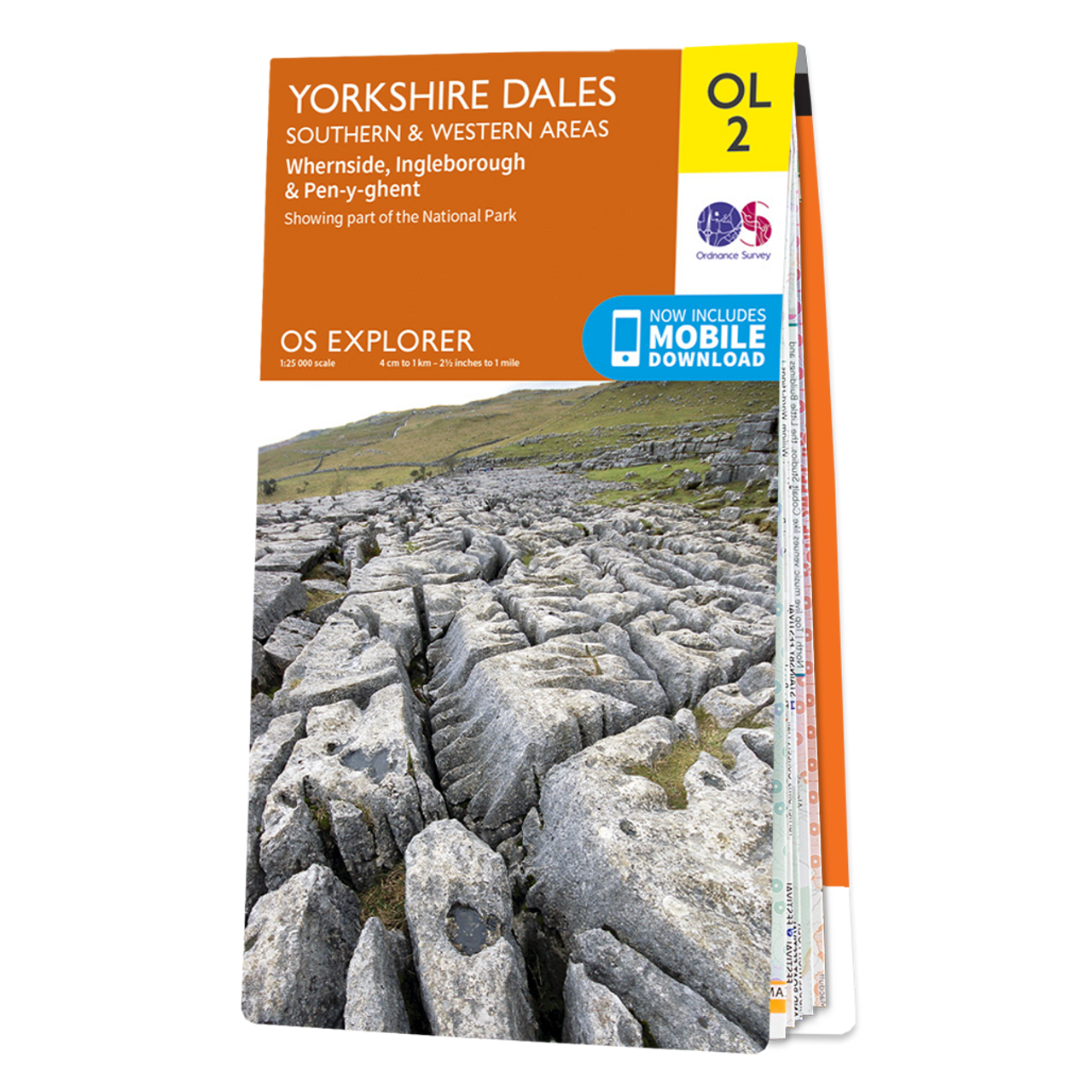 Map Of Yorkshire Dales - SouthernandWestern Area