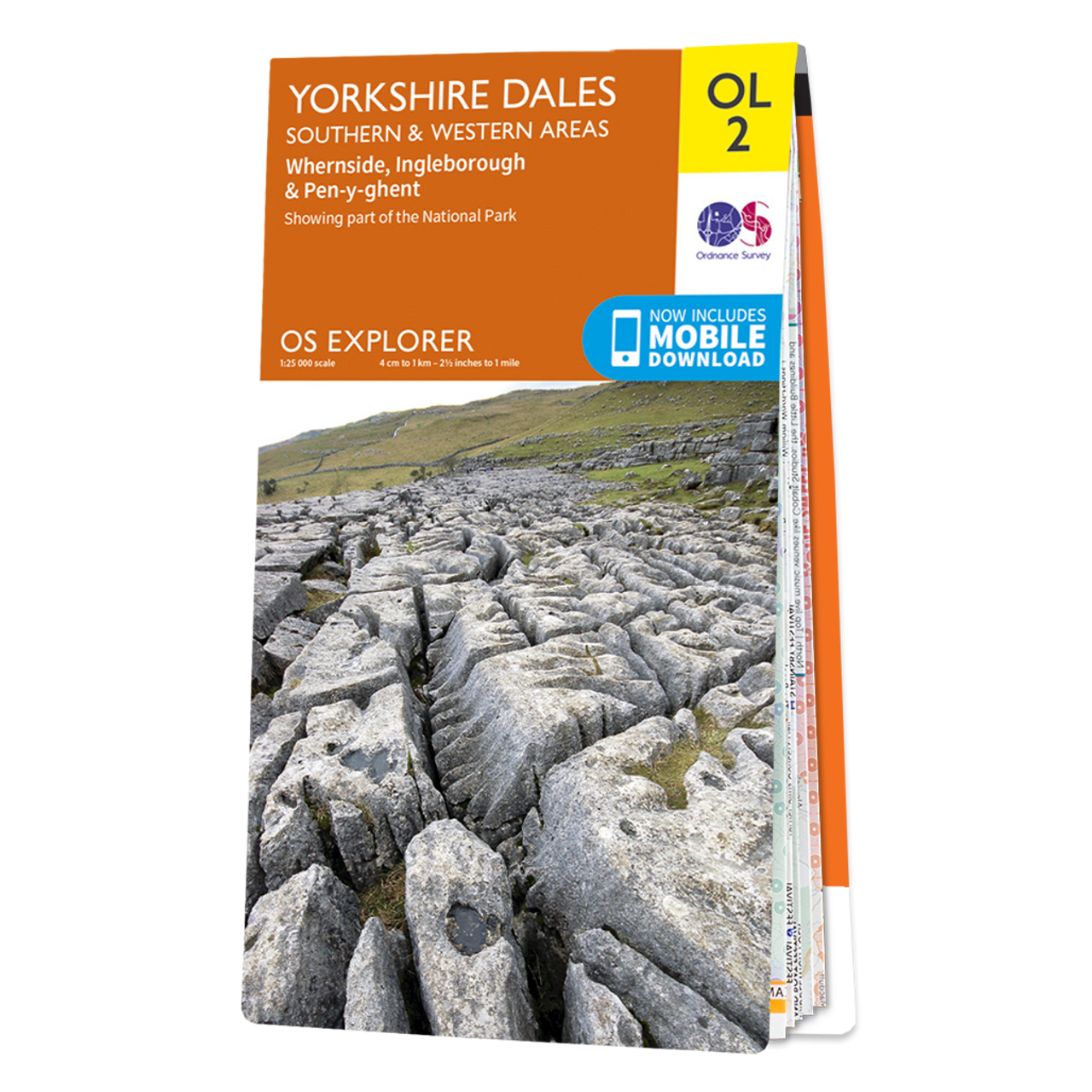 Map Of Yorkshire Dales - SouthernandWestern Area