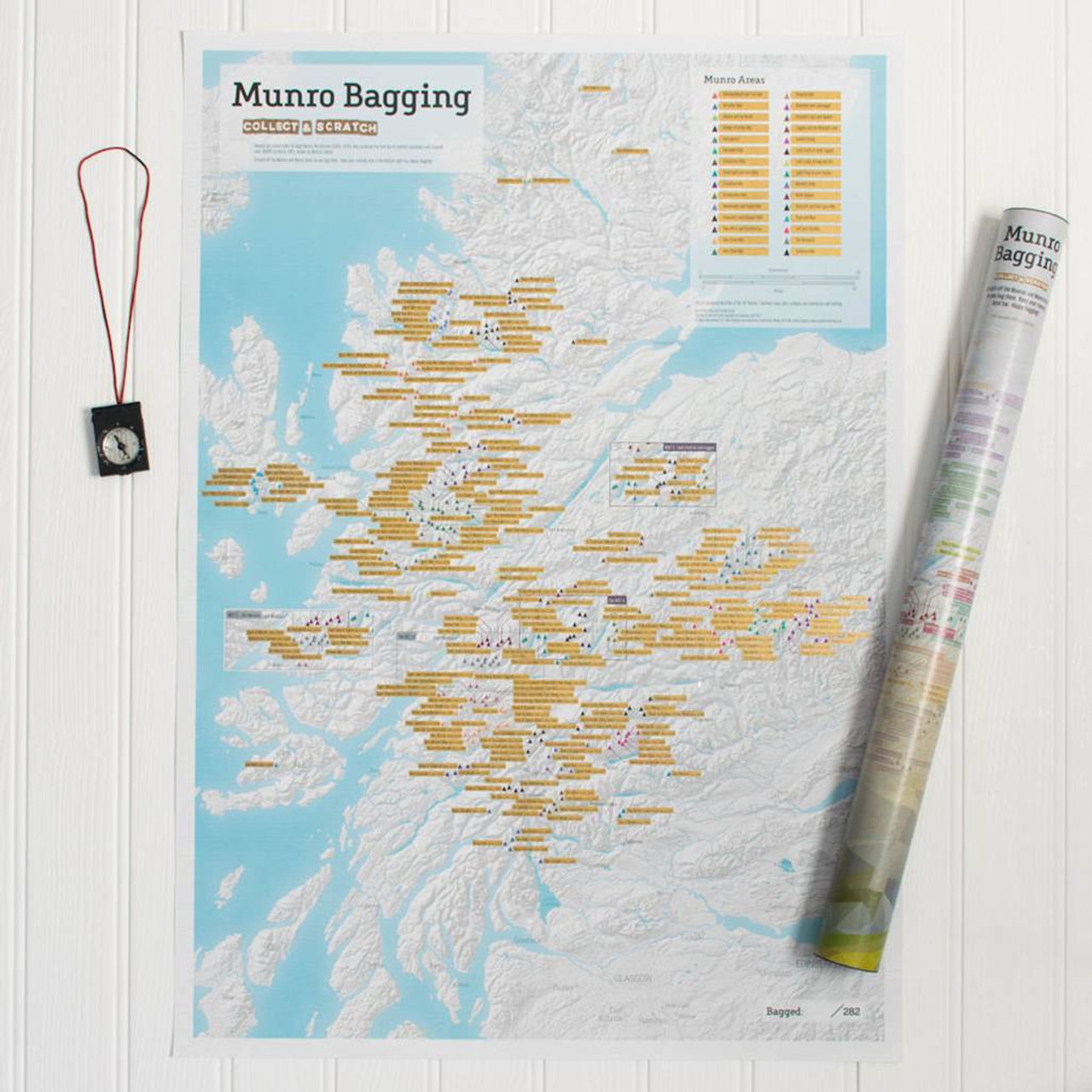 Munro Bagging CollectandScratch Off Map