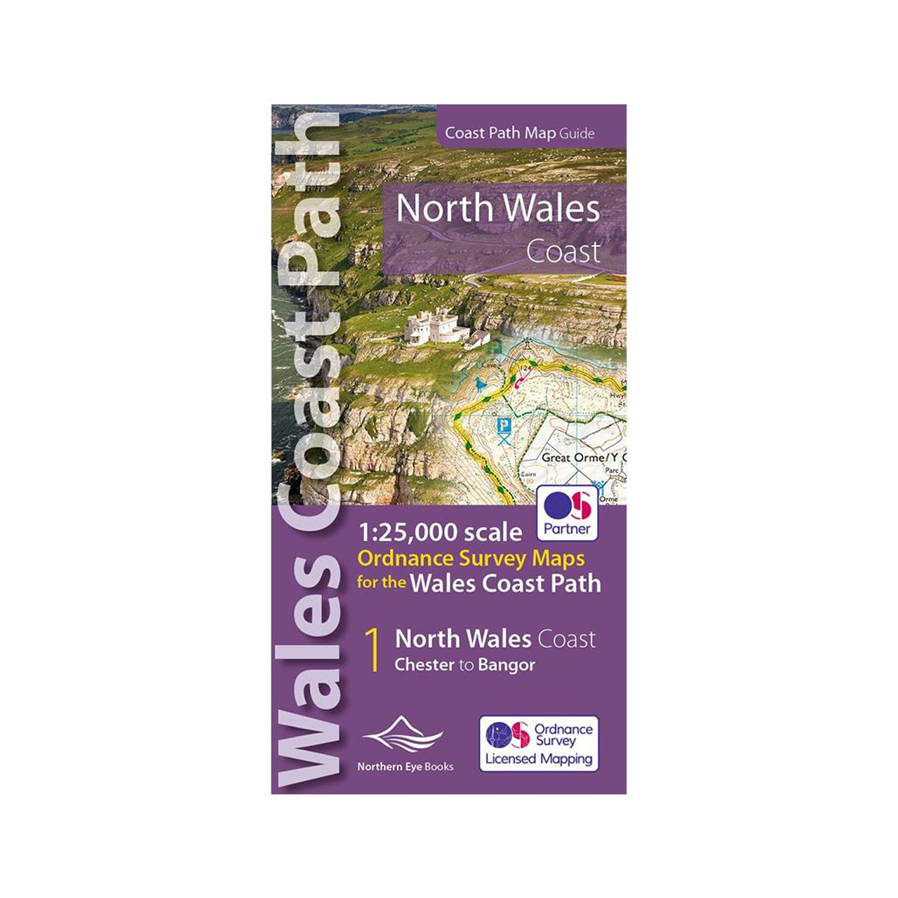 North Wales Coast Path Map - Os Map Books: Wales Coast Path