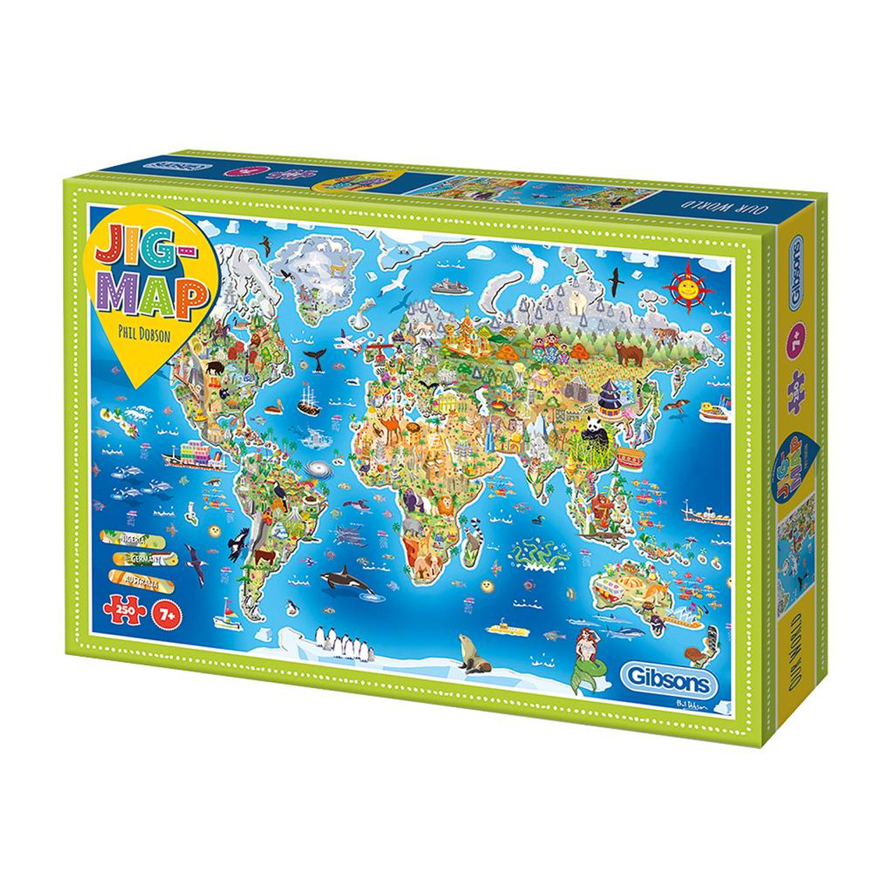 Our World Jigmap 250 Piece Childrens Jigsaw Puzle