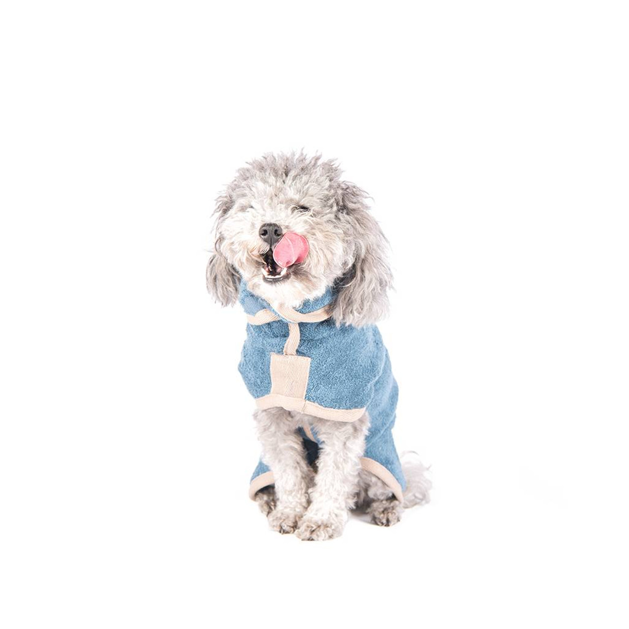 Sandringham Blue Dog Drying Coat