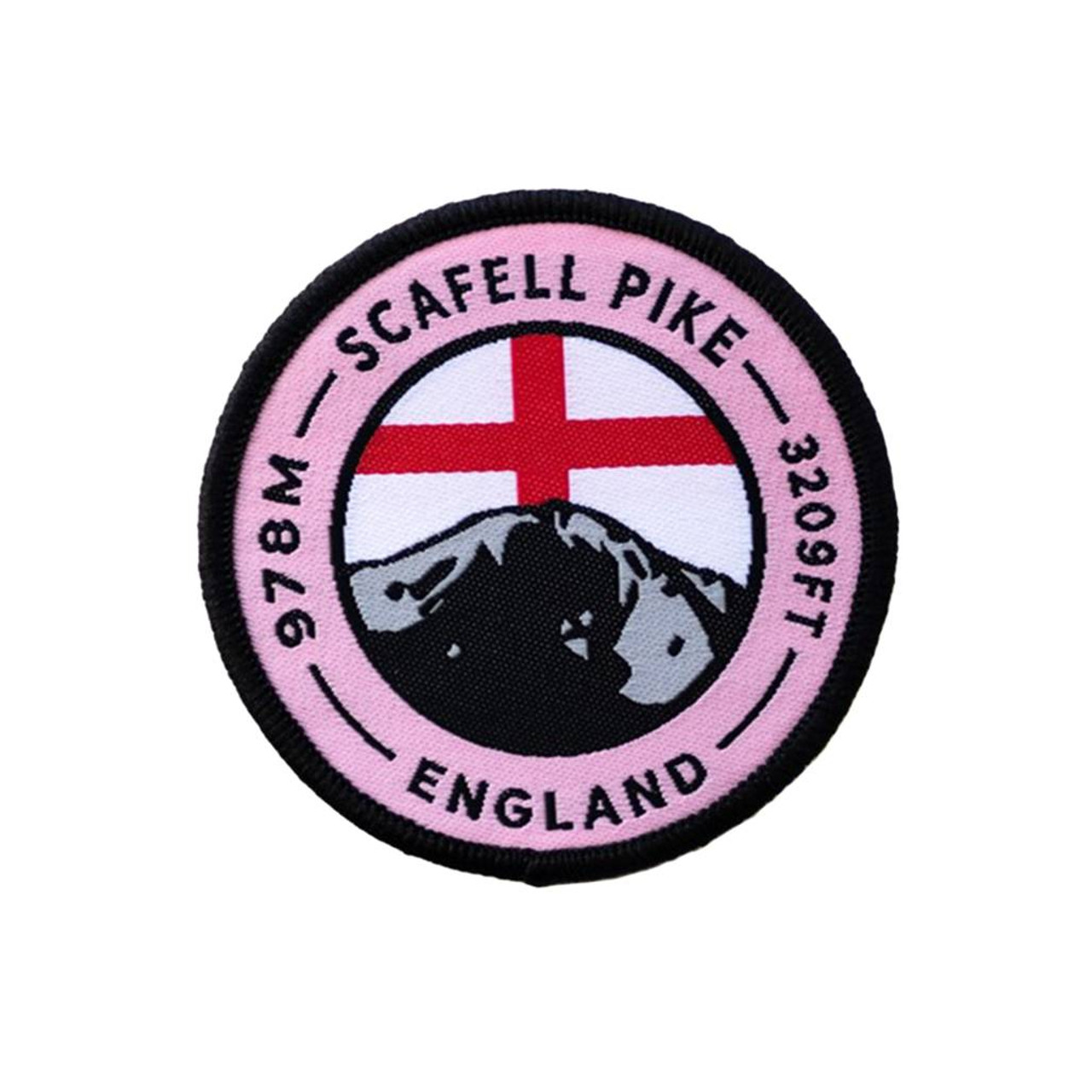Scafell Pike Uk National Three Peaks Patch