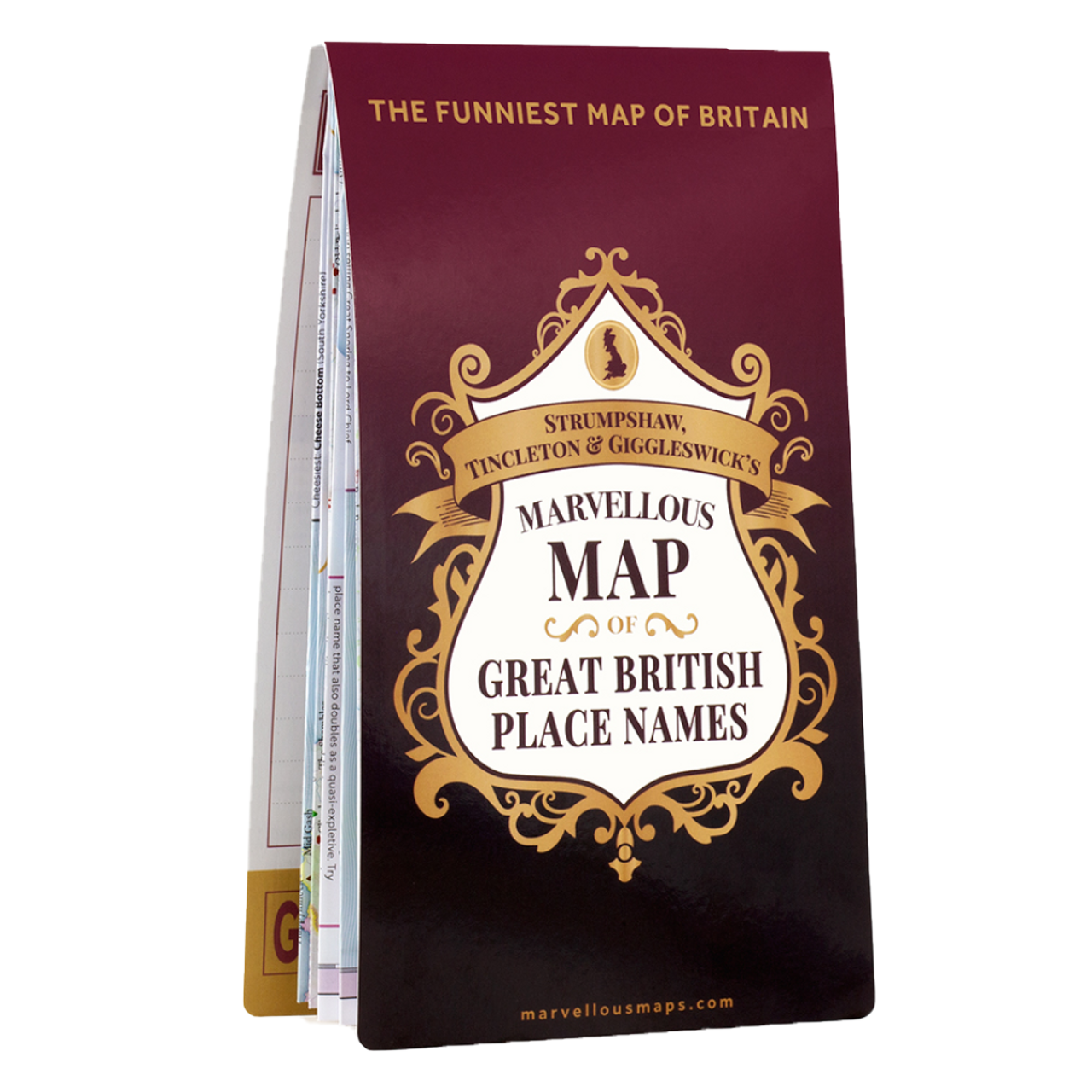 St&gs Marvellous Map Of Great British Place Names