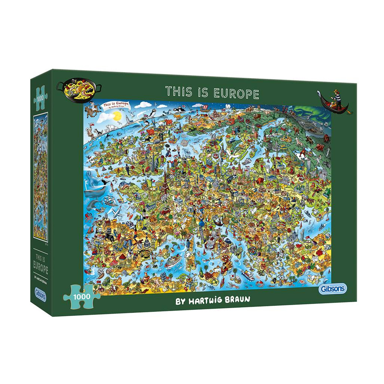 This Is Europe Map 1000 Piece Jigsaw Puzle