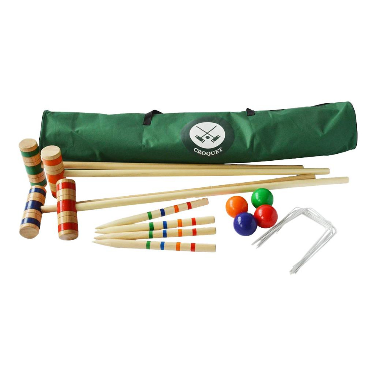 Traditional Full Size Family Croquet Set