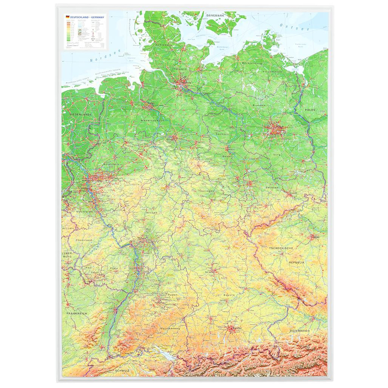 3d Map Of Germany