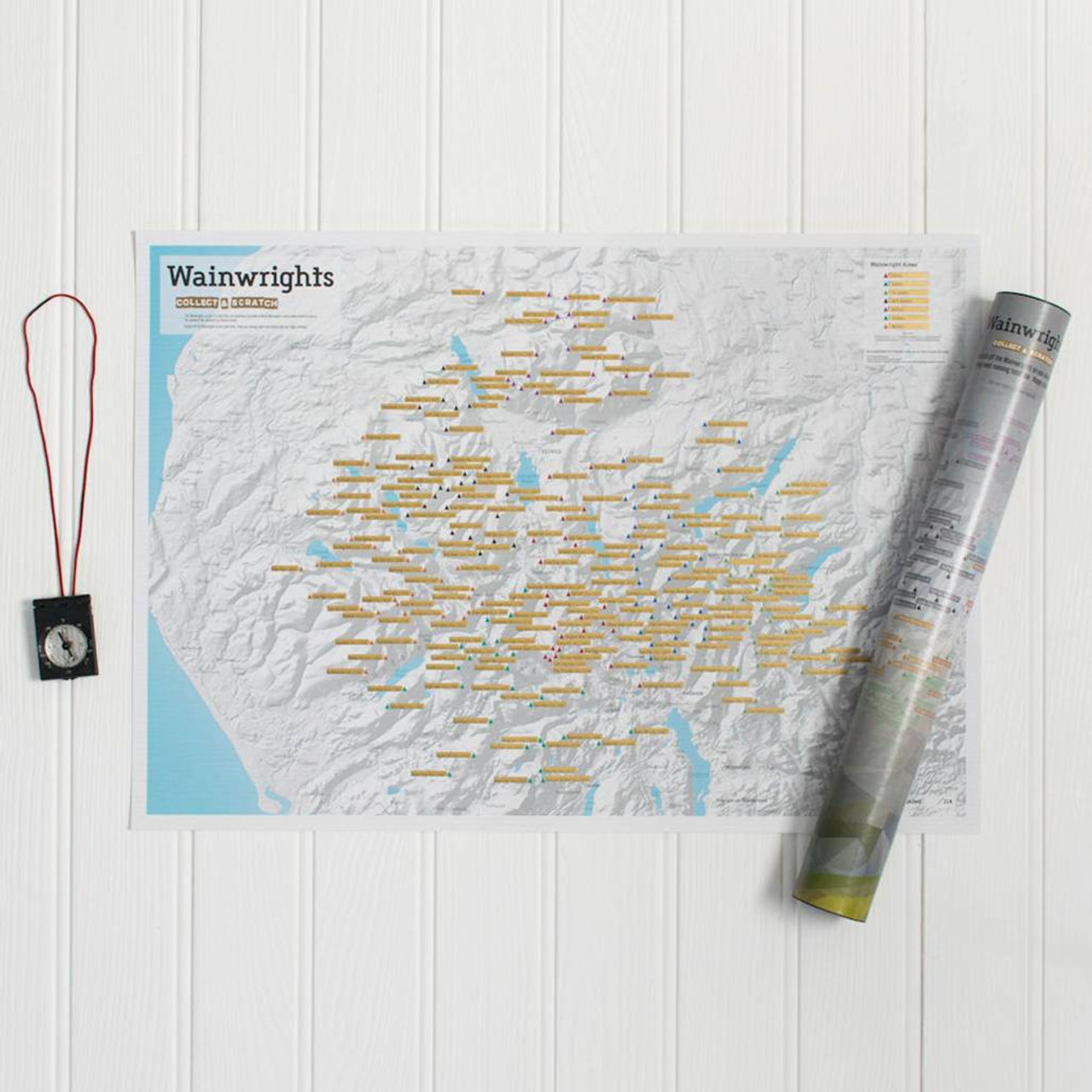 Wainwright Bagging CollectandScratch Off Map