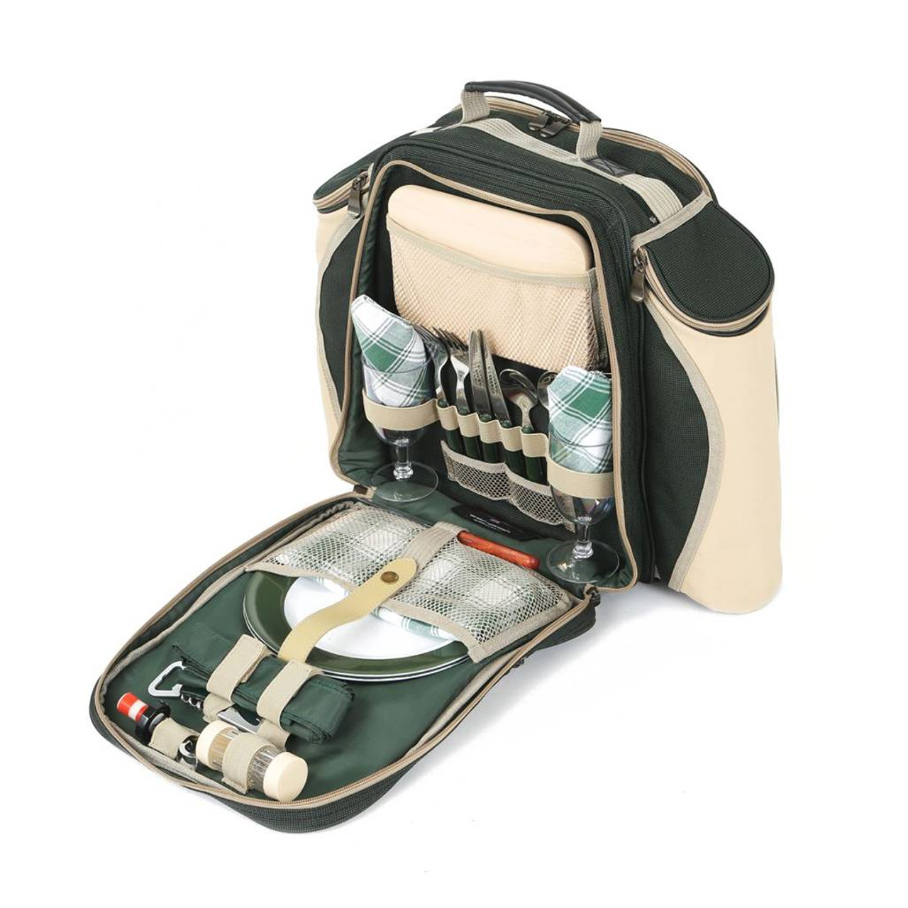 Deluxe Picnic Backpack Hamper For Two People