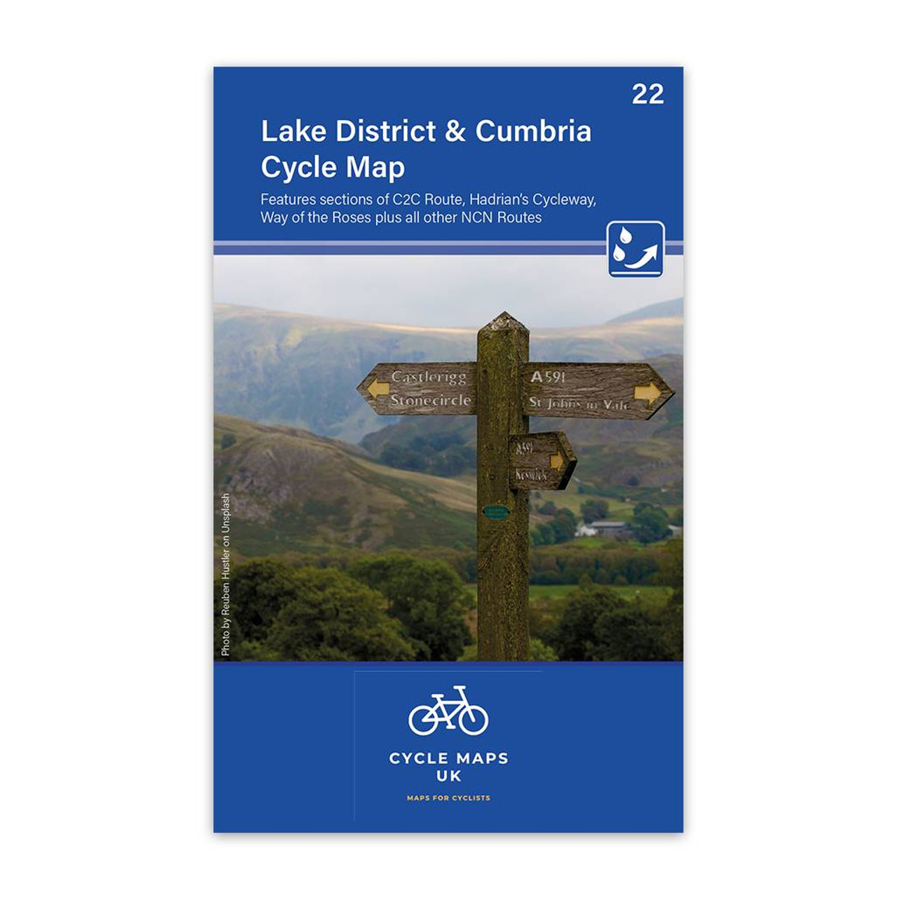 Lake DistrictandCumbria Cycle Map 22
