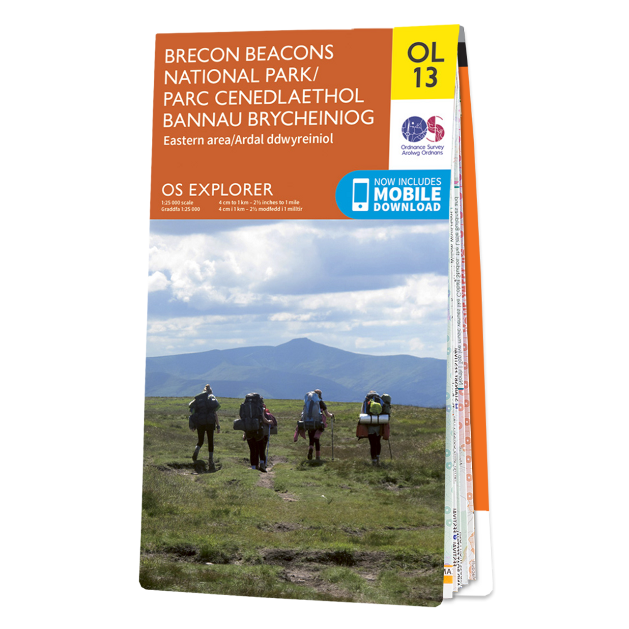 Map Of Brecon Beacons National Park (eastern Area)