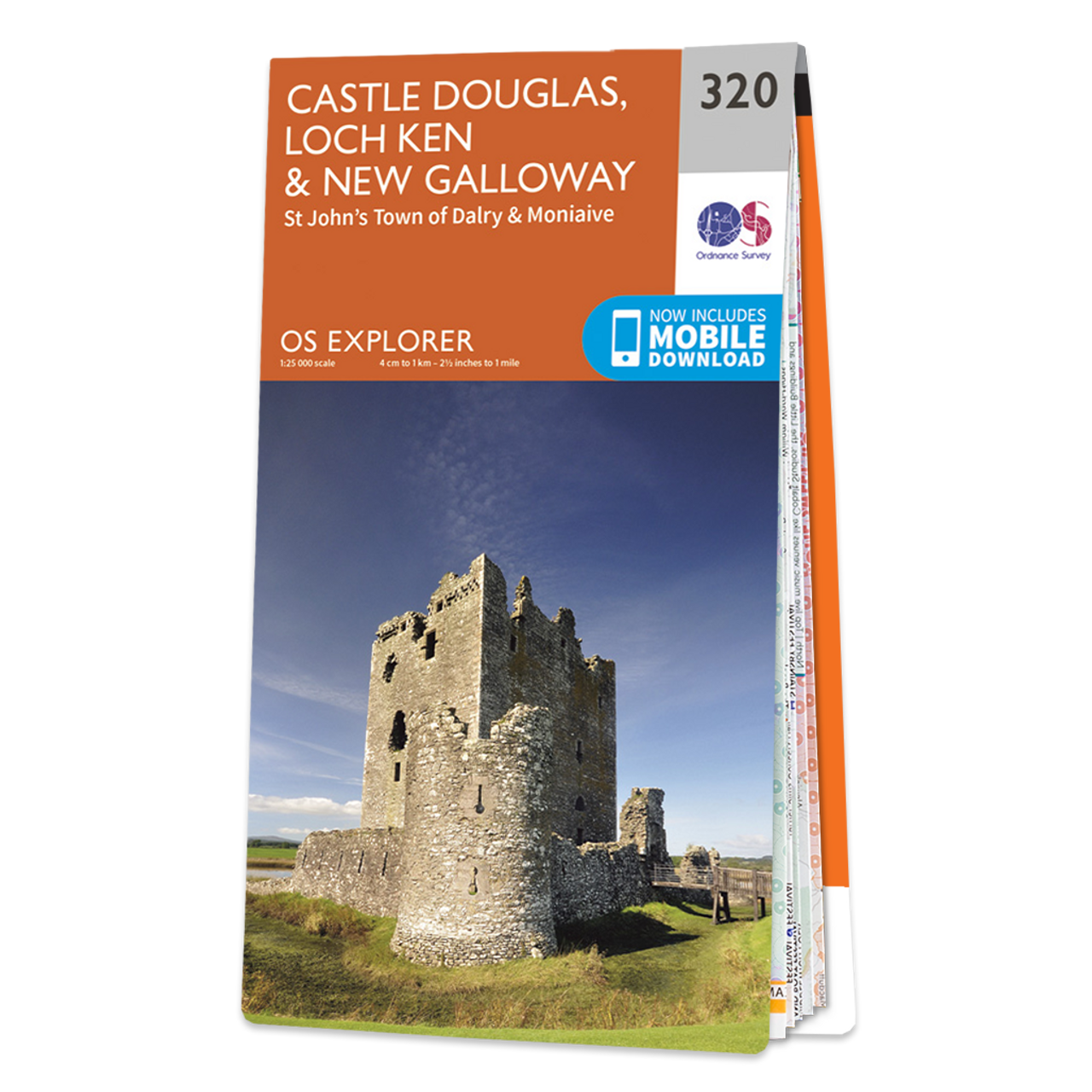 Map Of Castle Douglas  Loch KenandNew Galloway