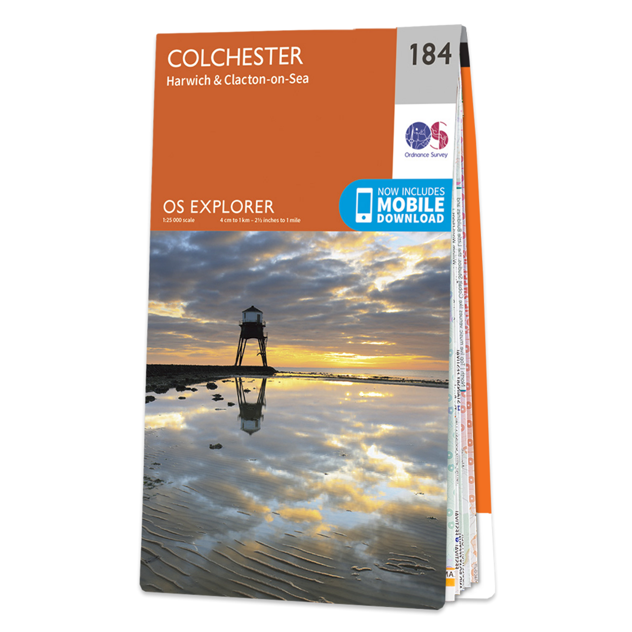 Map Of Colchester HarwichandClacton-on-sea