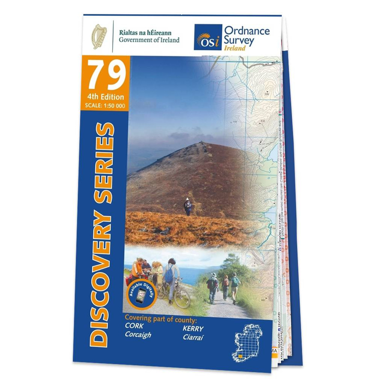 Map Of County Cork And Kerry: Osi Discovery 79