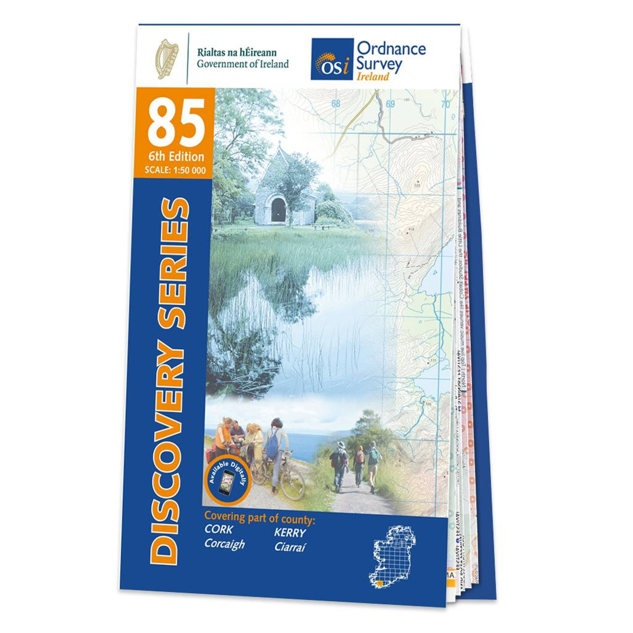 Map Of County Cork And Kerry: Osi Discovery 85
