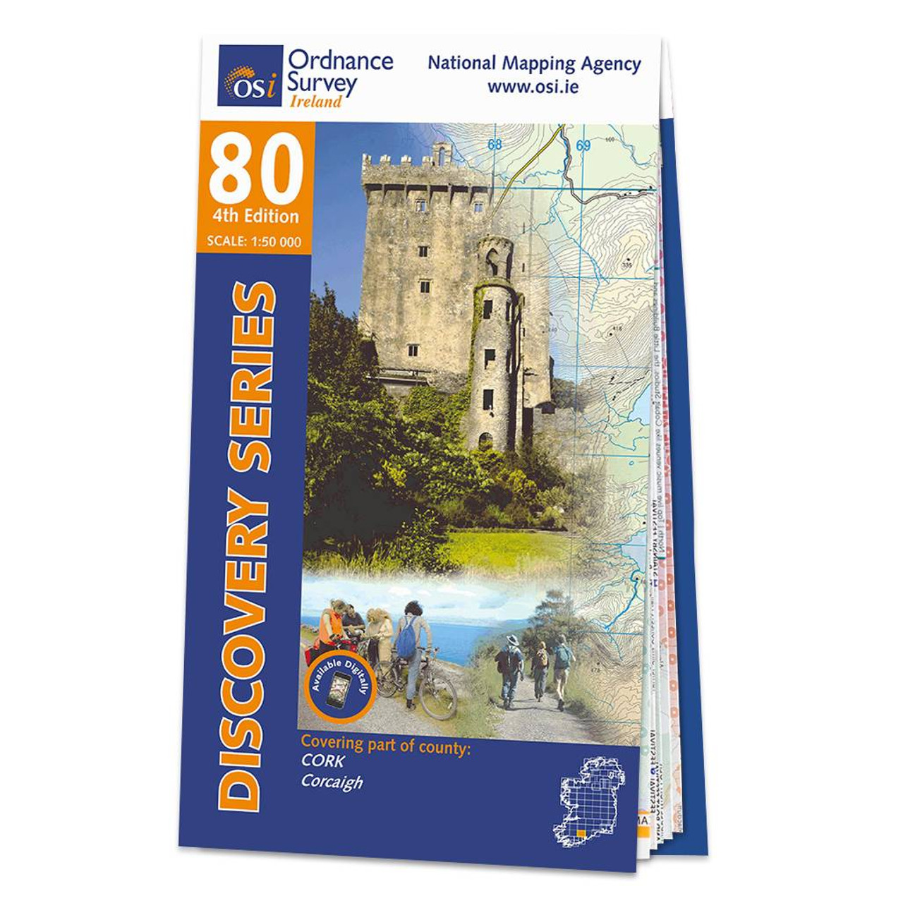 Map Of County Cork: Osi Discovery 80