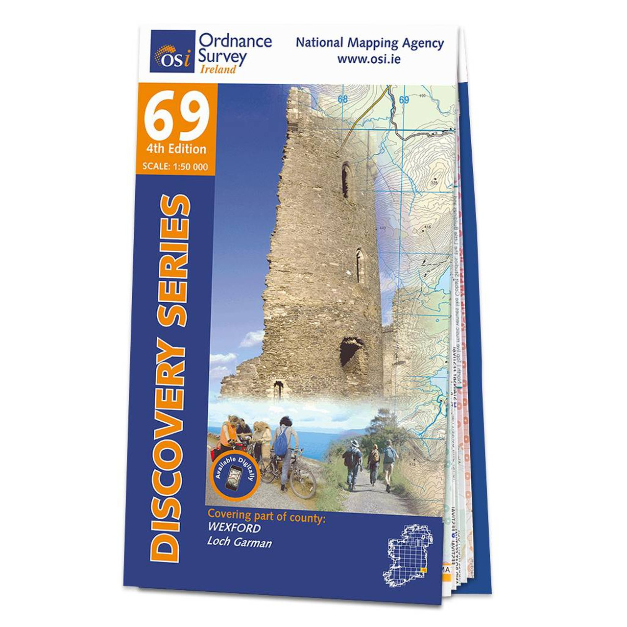 Map Of County Wexford: Osi Discovery 69