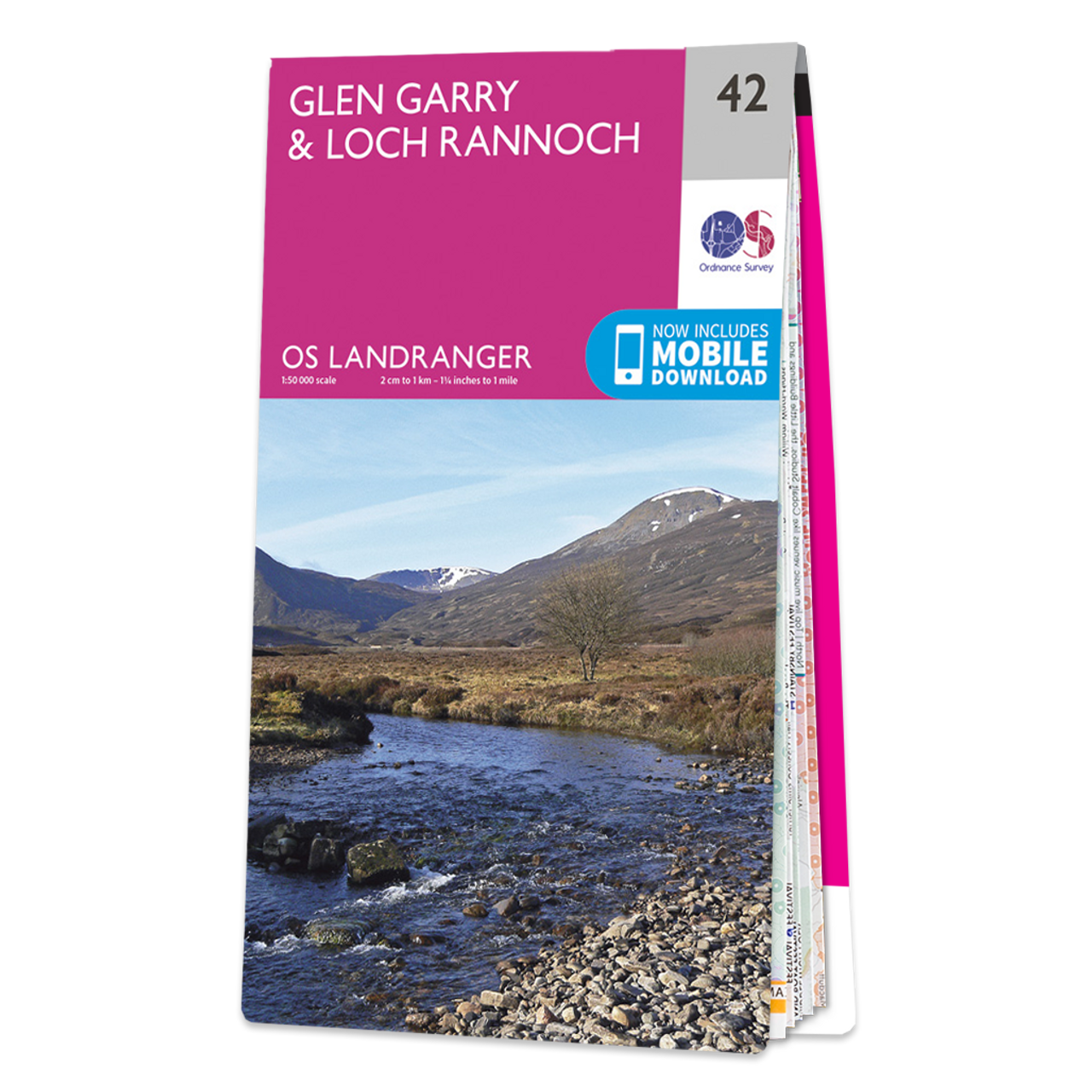 Map Of Glen GarryandLoch Rannoch