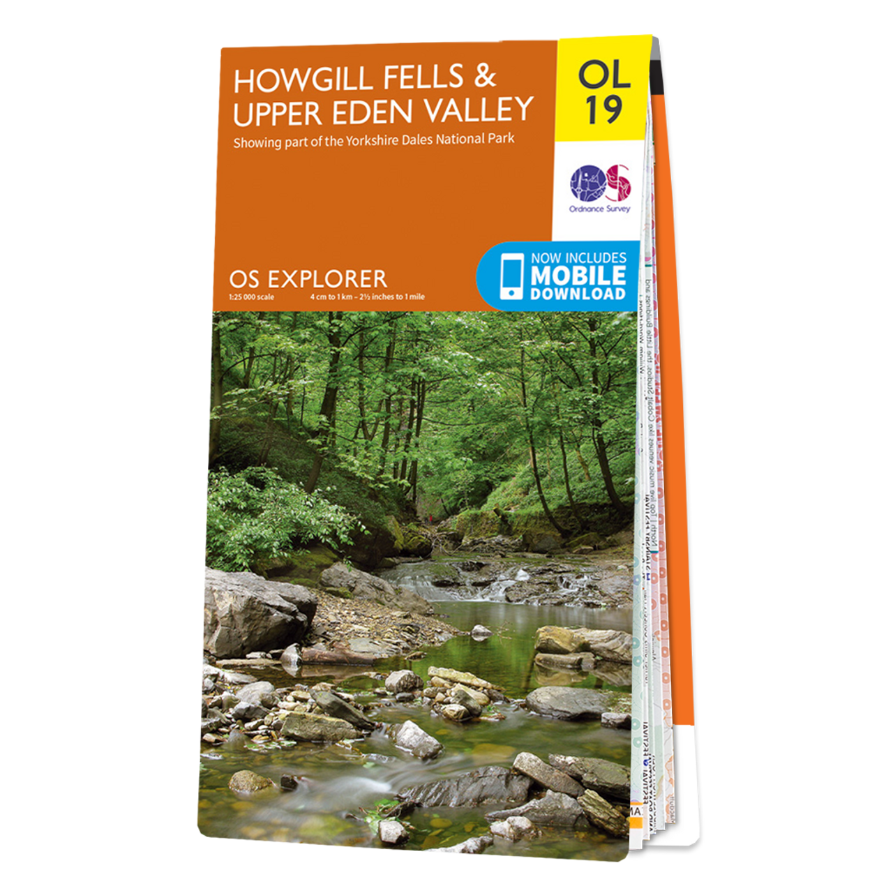Map Of Howgill Fells And Upper Eden Valley