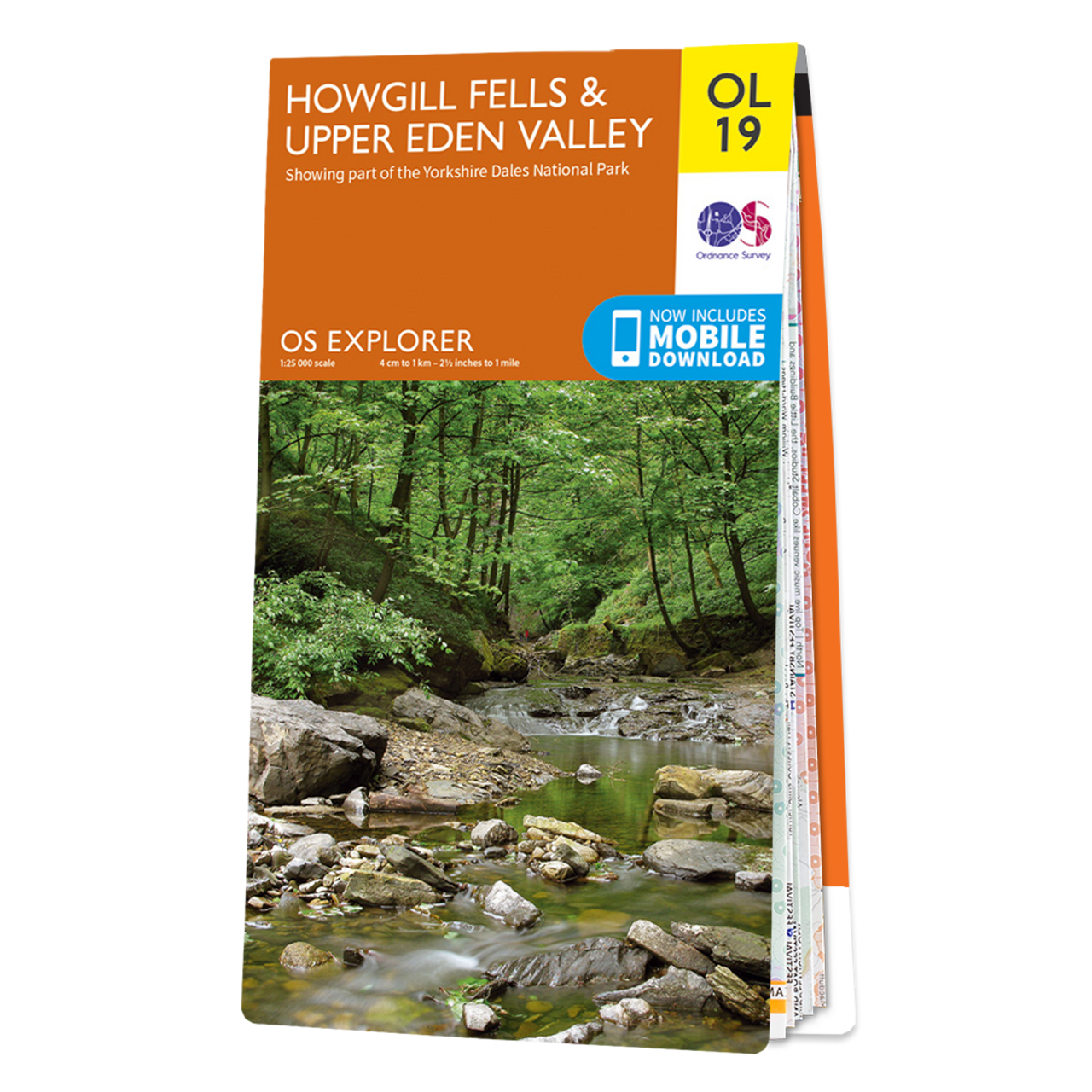 Map Of Howgill Fells And Upper Eden Valley