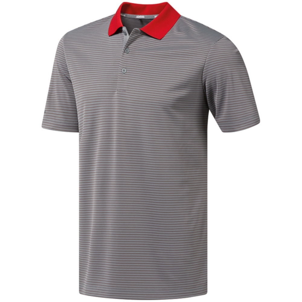 Adidas Mens 2 Colour Stripe Breathable Golf Polo Shirt S - Chest 34-37