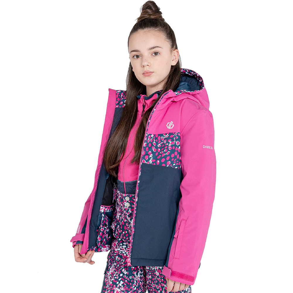 Dare 2b Girls Humour Waterproof Breathable Hooded Coat 13 Years- Chest 30-32  (76-82cm)