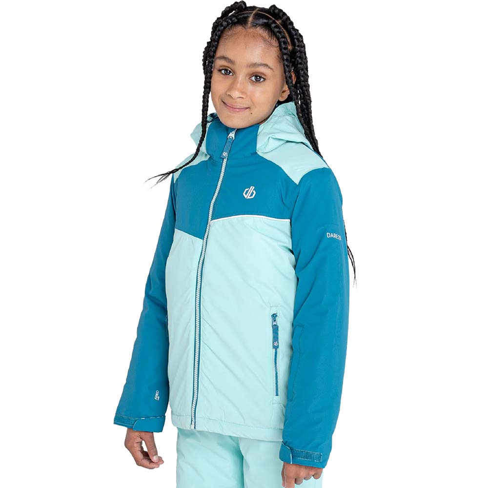 Dare 2b Girls Impose Ii Waterproof Breathable Hooded Coat 3-4 Years- Chest 22  (57cm)