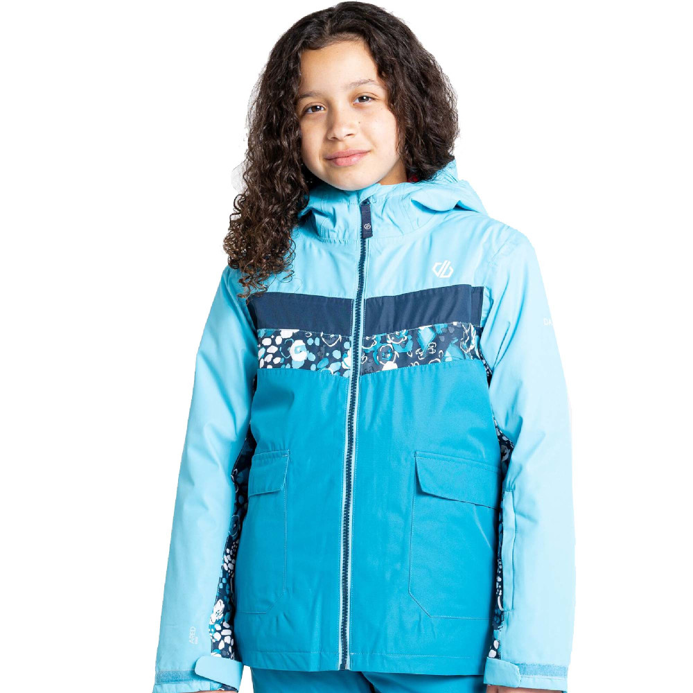 Dare 2b Girls Remarkable Ii Waterproof Breathable Ski Jacket 7-8 Years- Chest 25 (64cm)