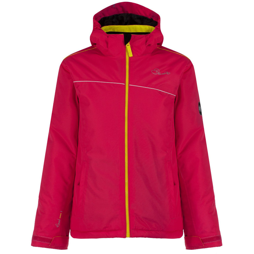 Dare 2b Girls Retort Durable Insulated Fold-away Polyester Ski Jacket 32 - Chest 32 (76cm)
