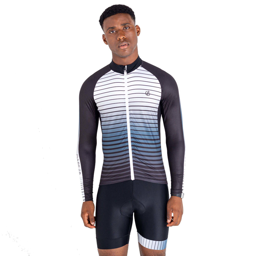Dare 2b Mens Aep Virtuos Full Zip Long Sleeve Cycling Top M- Chest 40  (102cm)