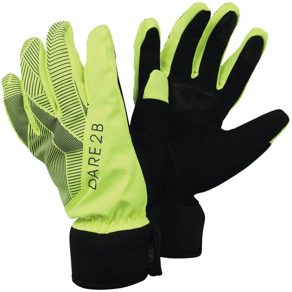 Dare 2b Mens Lightsome Gel Grip Cushioned Cycling Gloves S/m - Palm 6.5-7.5