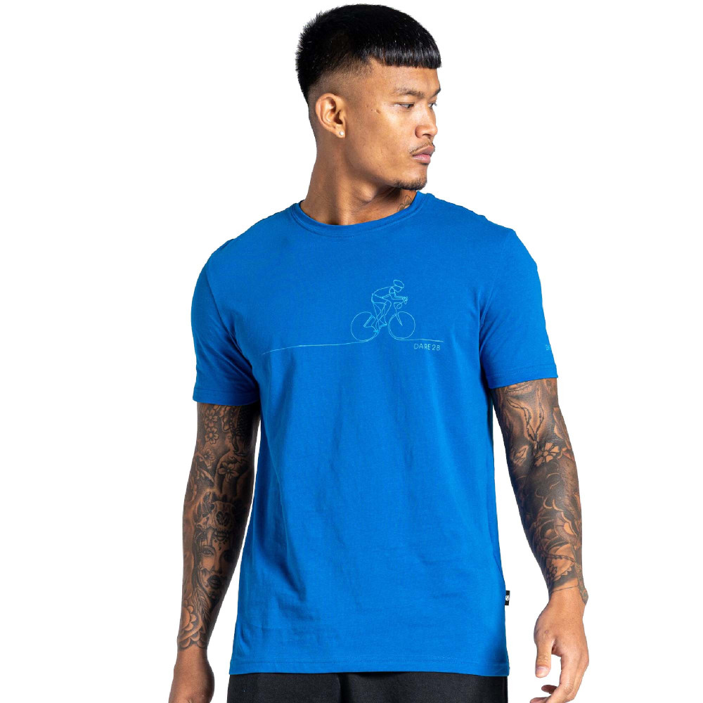 Dare 2b Mens Perpetuate Cotton Casual Graphic T Shirt Xs- Chest 36  (92cm)
