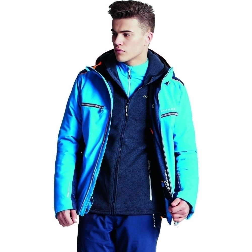 Dare 2b Mens Regression Waterproof Breathable Ski Jacket Xxl - Chest 47 (119cm)