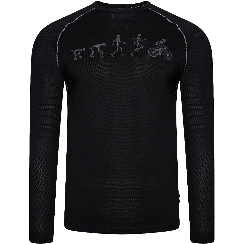 Dare 2b Mens Righteous Wicking Reflective Long Sleeve Top L- Chest 42  (107cm)