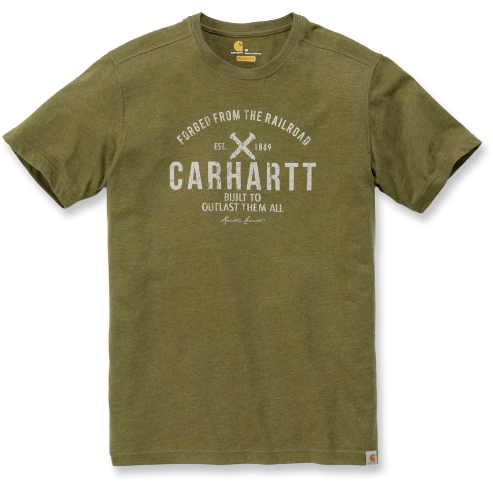 Carhartt Mens Emea Outlast Graphic Short Sleeve T Shirt Xl - Chest 46-48 (117-122cm)