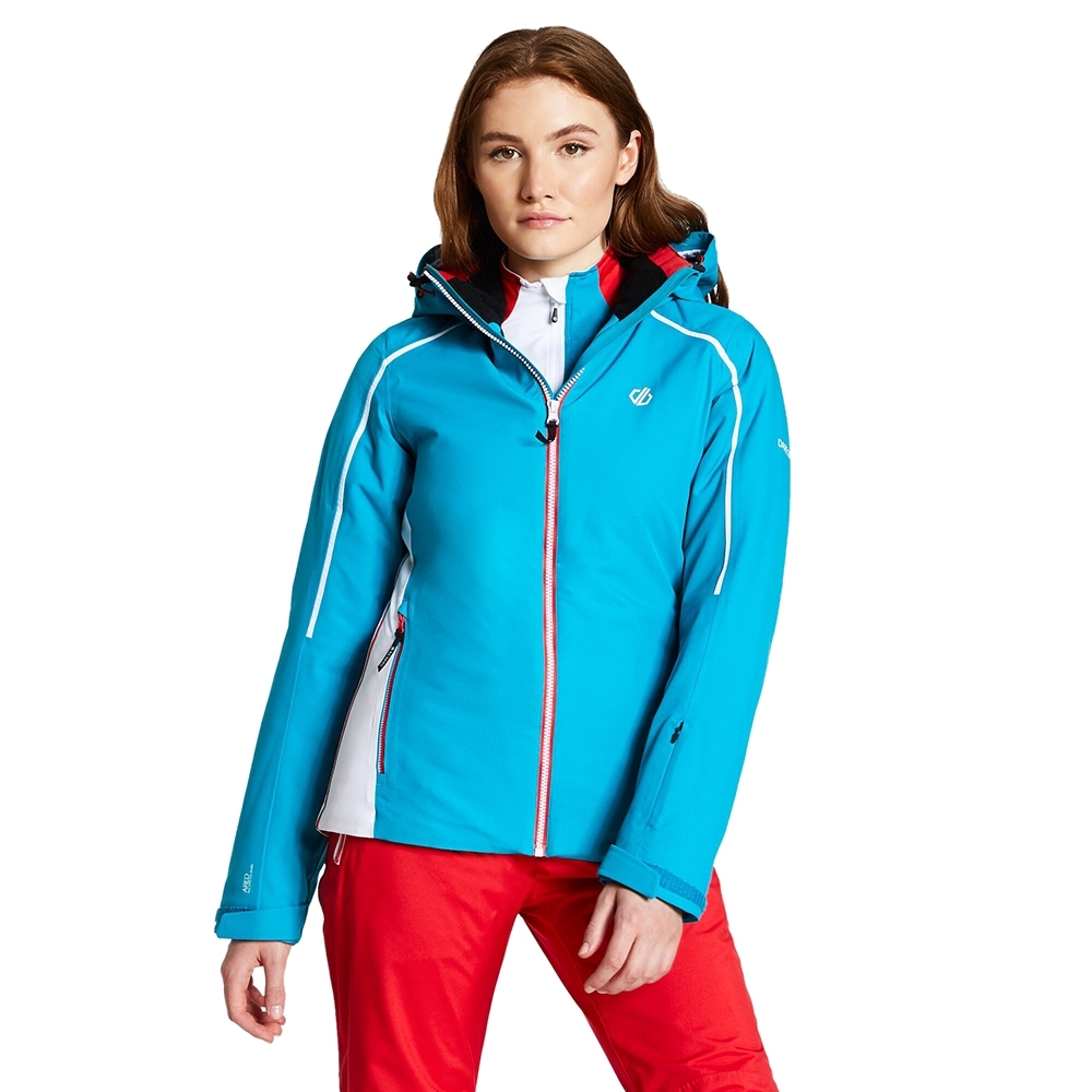 Dare 2b Womens Comity Waterproof Breathable Ski Coat Jacket Uk Size 6- Chest Size 30 (76cm)