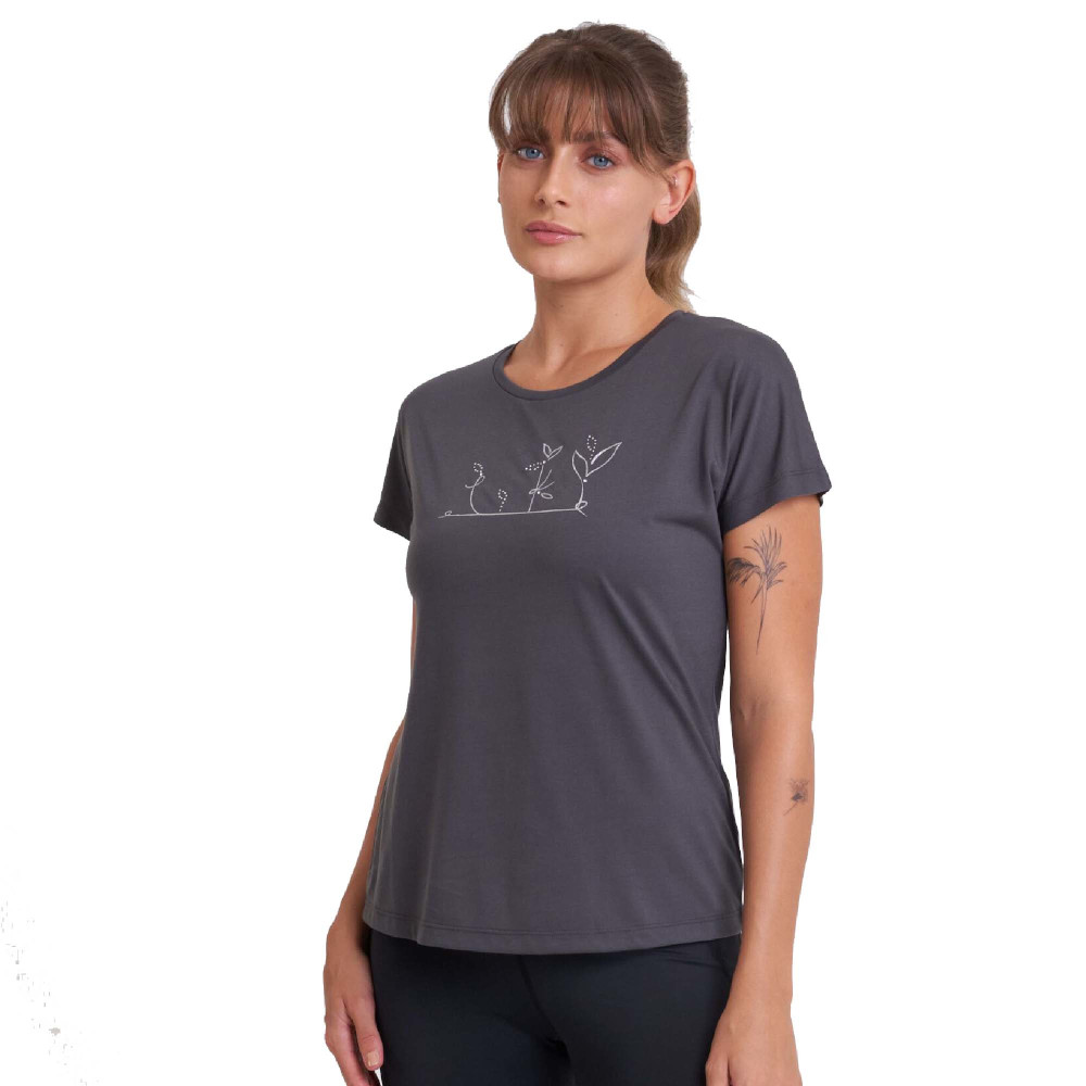 Dare 2b Womens Crystallize Short Sleeve Graphic T Shirt Uk 16- Bust 40  (102cm)