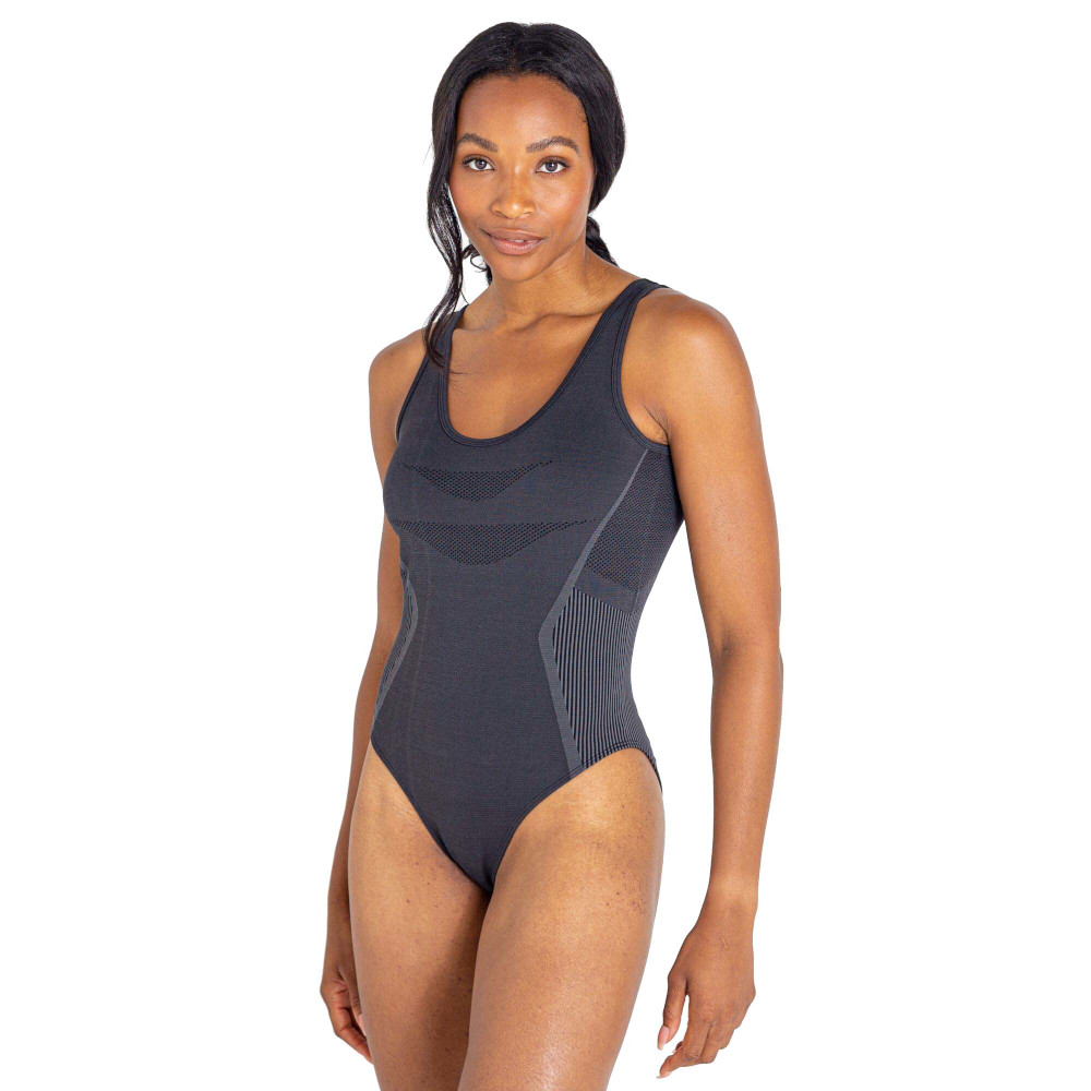 Dare 2b Womens Dont Sweat It Scoop Back Swimming Costume S- Uk 10