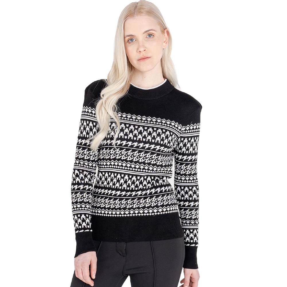 Dare 2b Womens Fate Pullover Jacquard Knitted Ski Sweater Uk 16- Bust 42  (107cm)
