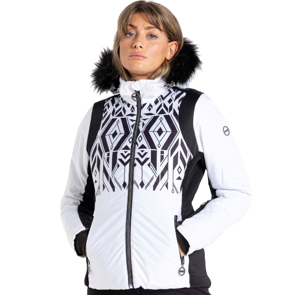 Dare 2b Womens Prestige Ii Waterproof Breathable Ski Jacket Uk 10- Bust 36  (92cm)