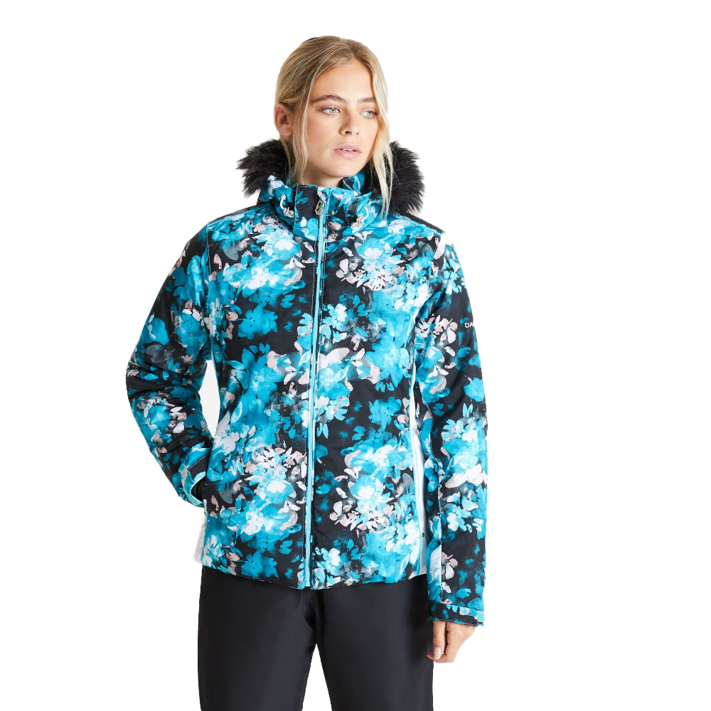 Dare 2b Womens Province Waterproof Breathable Ski Jacket Uk 8 - Bust 32  (81cm)