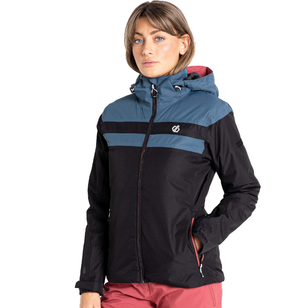 Dare 2b Womens Rapport Waterproof Breathable Ski Jacket Uk 10- Bust 36  (92cm)