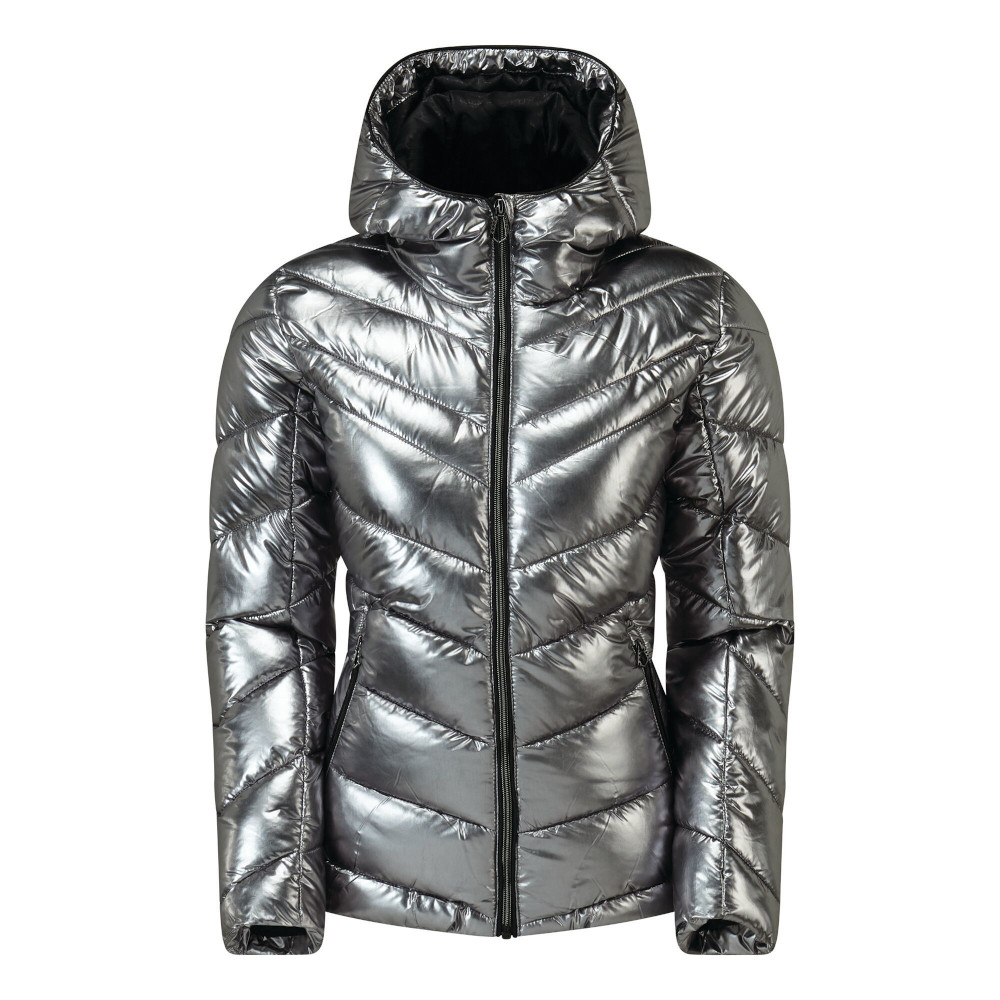 Dare 2b Womens Reputable Warm Quilted Hooded Jacket Coat Uk 16 - Bust 40  (102cm)