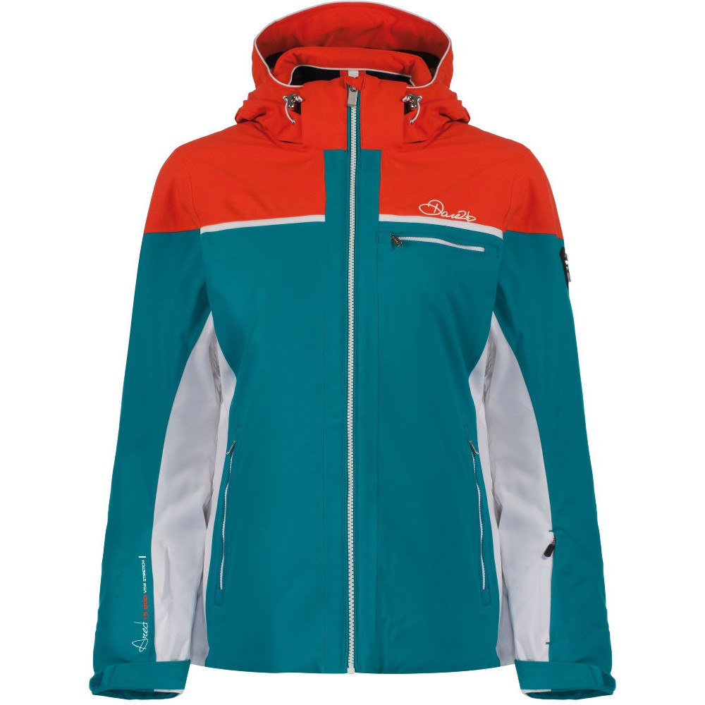 Dare 2b Womens/ladies Argent Waterproof Breathable Padded Ski Jacket 14 - Bust 38 (97cm)