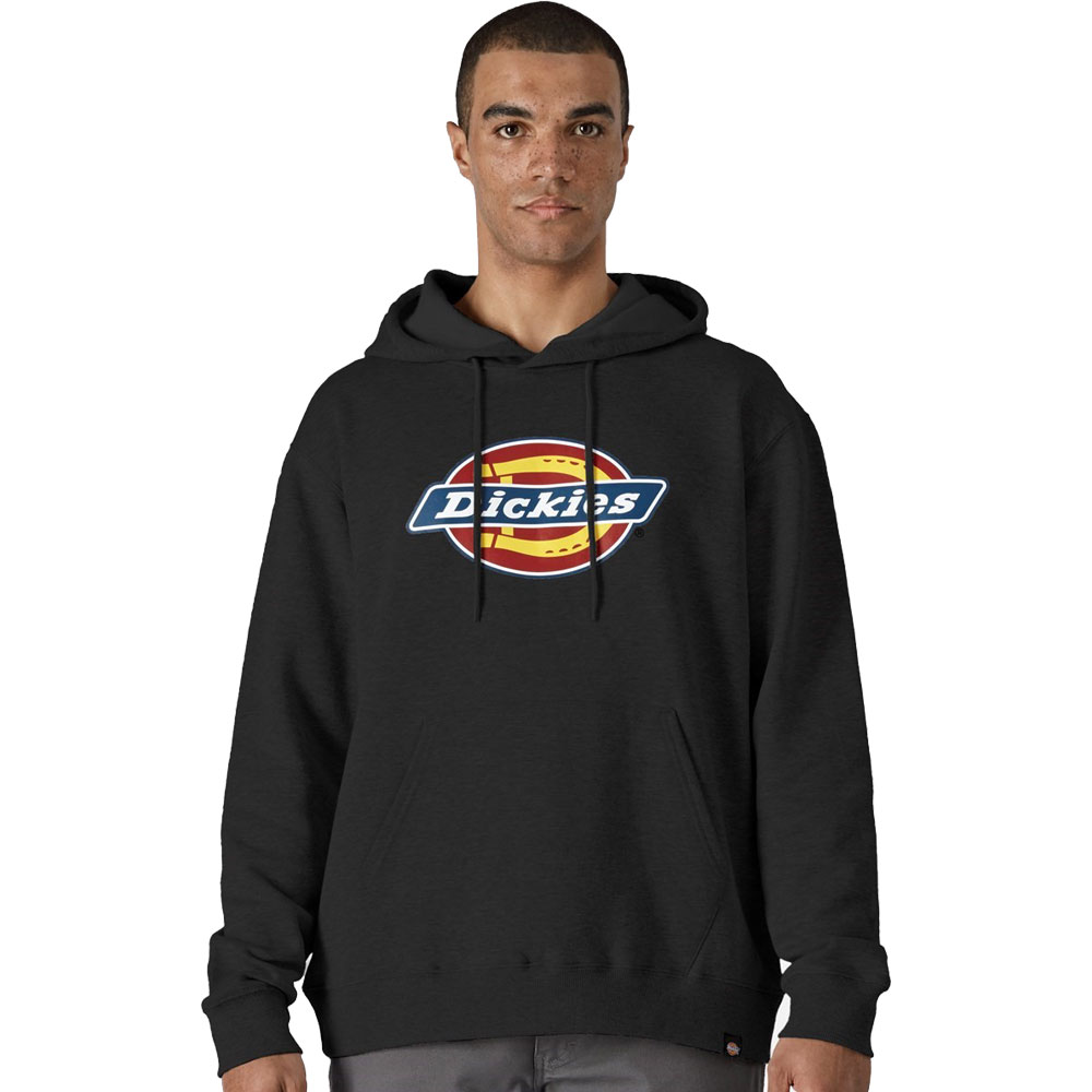 Dickies Mens Logo Graphic Relaxed Fit Fleece Hoodie L - Chest 41-43