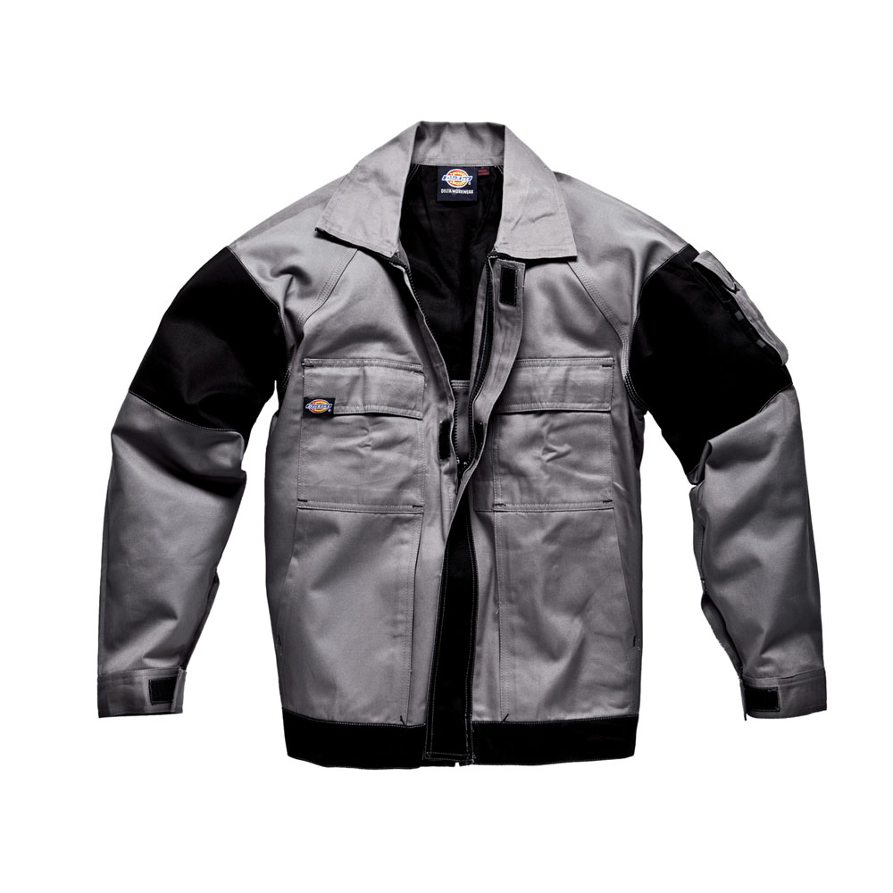 Dickies Mens Workwear Gdt290 Jacket Grey Black Wd4910g