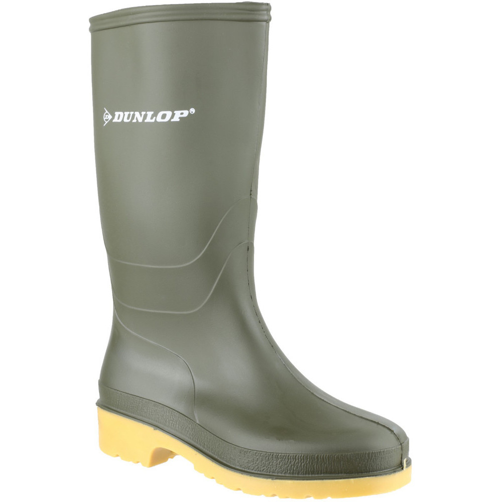 Dunlop Boys Classic Dull Waterproof Pvc Welly Wellington Boots Uk Size 1 (eu 33)