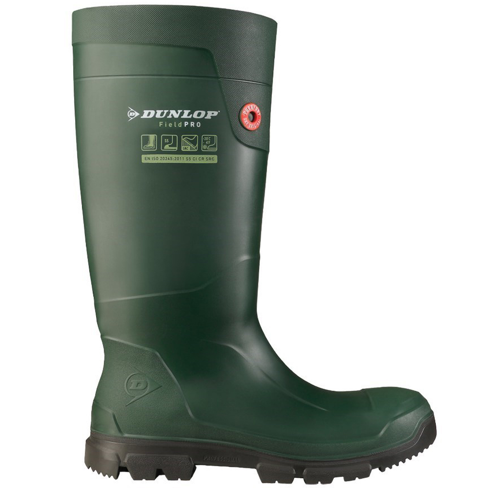Dunlop Field Pro Full Steel Toe Safety Wellington Boots Uk Size 11 (eu 46)